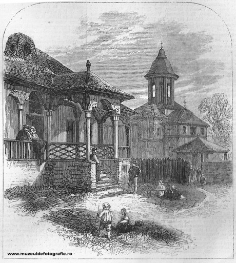 A house at Bucharest A house at Bucharest - gravura realizata de Dr. Mawer dupa o fotografie de Szathmari, publicata la 01 Aprilie 1865 in The Illustrated London News, pag. 300-301