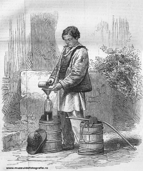 vinegar seller Vinegar Seller - gravura realizata de Dr. Mawer dupa o fotografie de Szathmari, publicata la 01 Aprilie 1865 in The Illustrated London News, pag. 300-301
